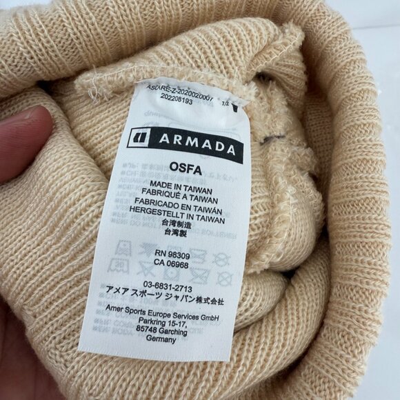 NWT Armada Natural, Moonscape, & Sassafrass Jacquard Knit Pom Beanie - Picture 8 of 11